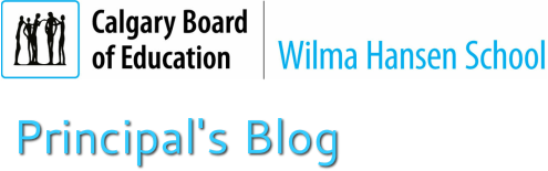 Wilma Hansen Principal's Blog